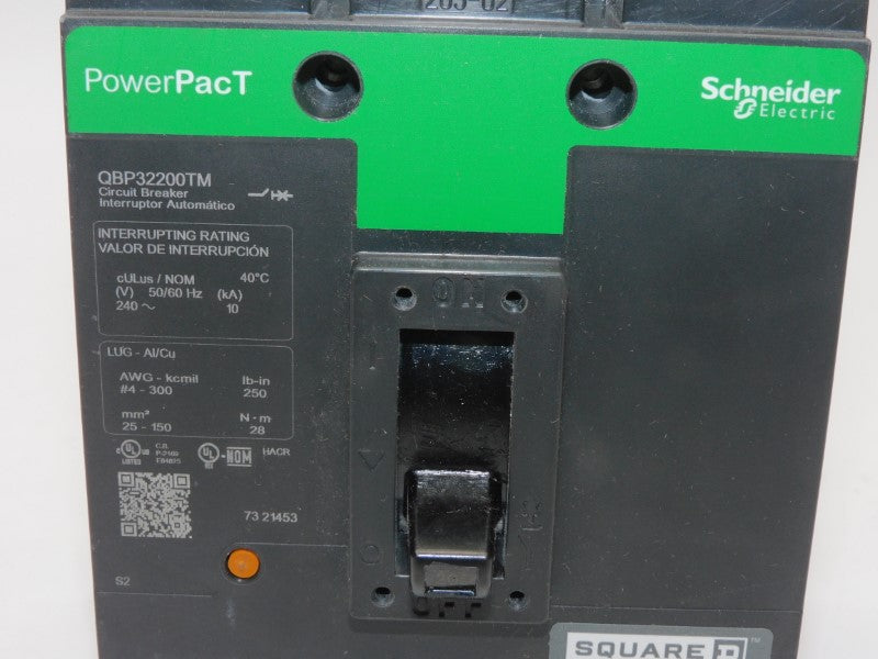 SQUARE D QBP32200TM 240V 200A (GREEN) NUPI