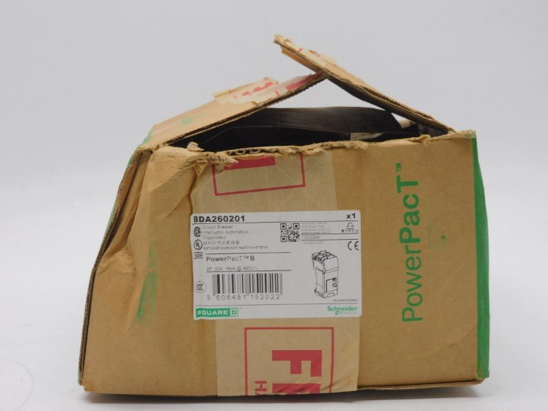 SQUARE D BDA260201 480V 20A (GREEN) NSMP