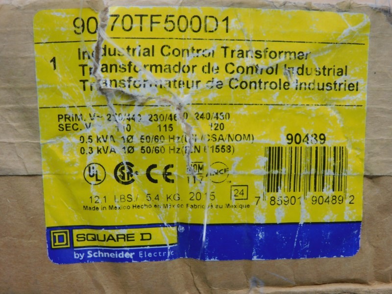 SQUARE D 9070TF500D1 480V (AS PICTURED) NSMP