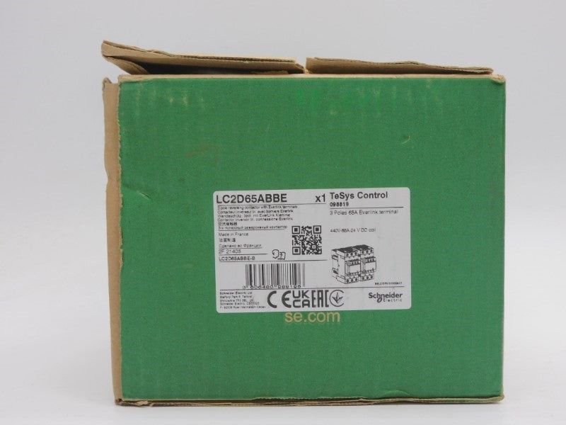 SCHNEIDER ELECTRIC LC2D65ABBE 24VDC 80A NSMP