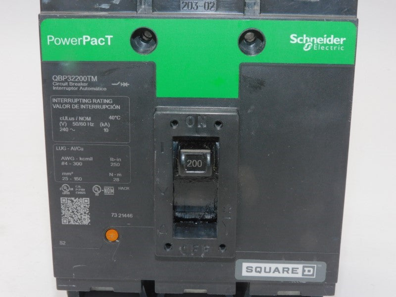 SQUARE D QBP32200TM 240V 200A (GREEN) UNMP