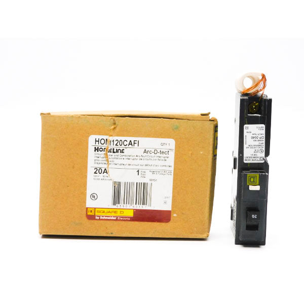 SQUARE D HOM120CAFI 120V 20A (AS PICTURED) NSMP