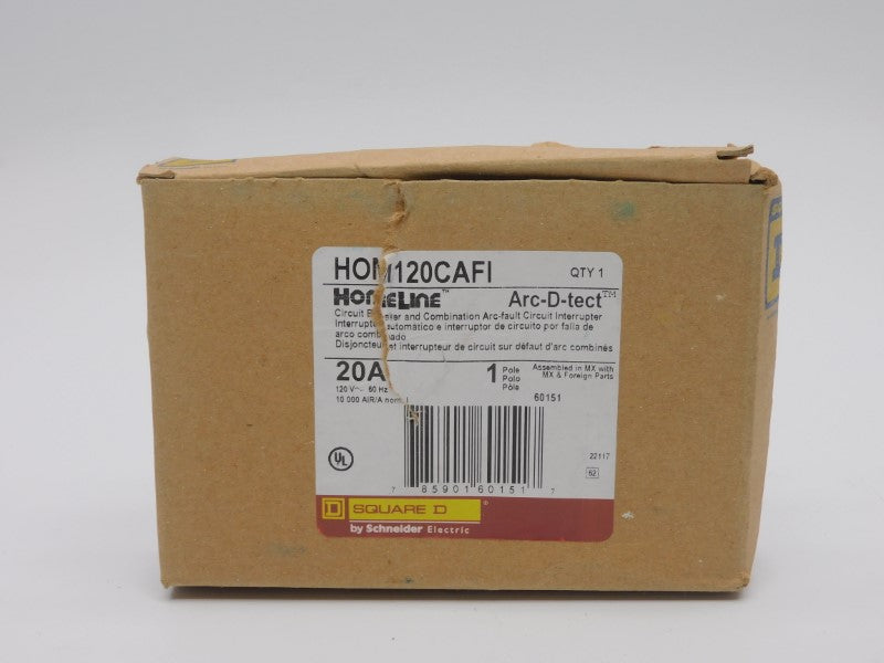 SQUARE D HOM120CAFI 120V 20A (AS PICTURED) NSMP