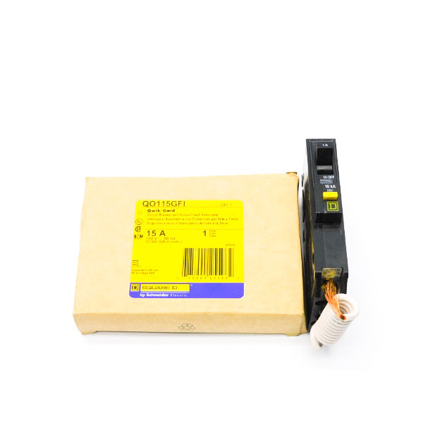 SQUARE D QO115GFI 120V 15A (AS PICTURED) NSMP