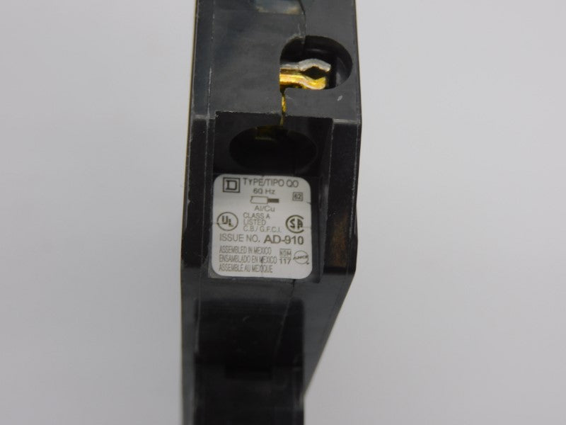 SQUARE D QO115GFI 120V 15A (AS PICTURED) NSMP
