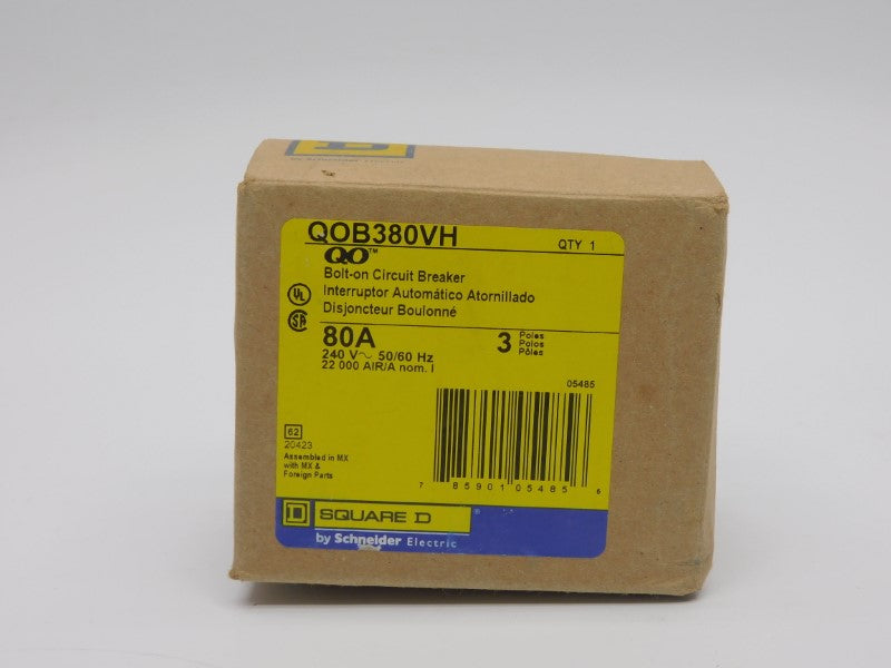 SQUARE D QOB380VH 240V 80A (AS PICTURED) NSMP