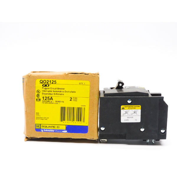 SQUARE D QO2125 120/240V 125A (AS PICTURED) NSMP