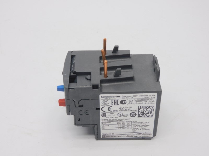 SCHNEIDER ELECTRIC LRD08 690V 2.5-4A (GREEN) NSNP