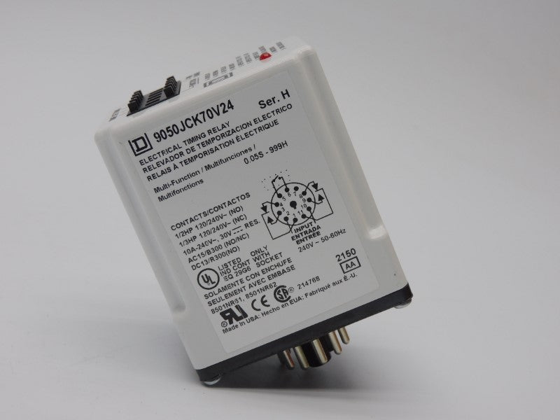 SQUARE D 9050JCK70V24 SER. H 240V 0.05S-999H NSMP