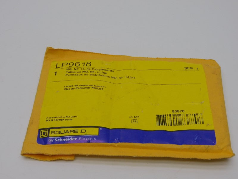 SQUARE D LP9618 SER. 1 NSMP