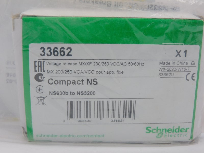 SQUARE D S33662 200-250V NSMP