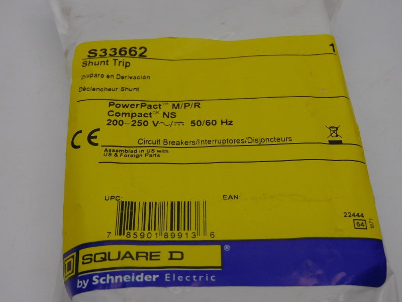 SQUARE D S33662 200-250V NSMP