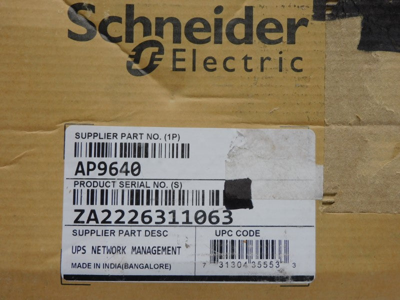 SCHNEIDER ELECTRIC AP9640 NSMP
