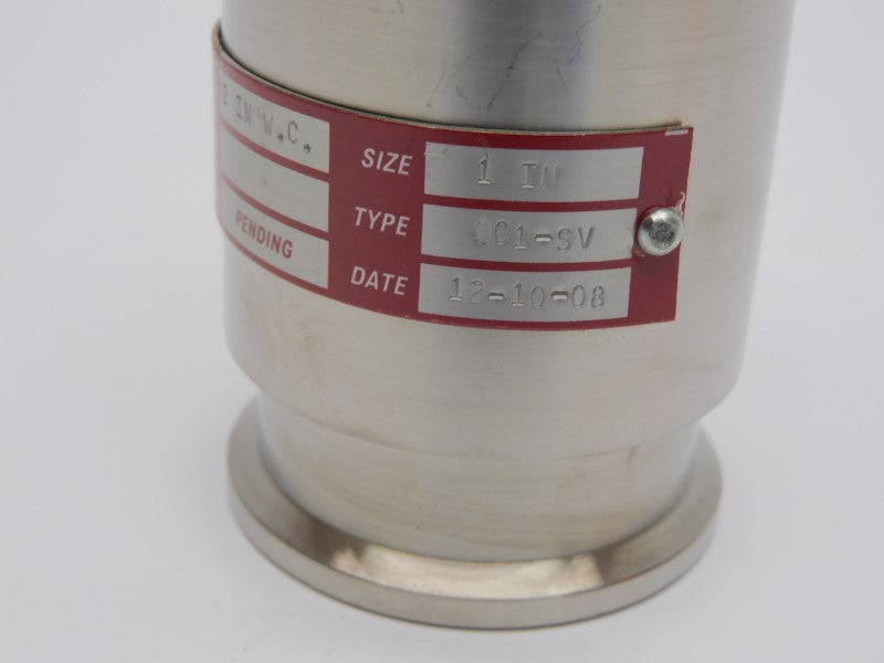 SAFETY FIRST VALVE QC1-SV 1" NSNP