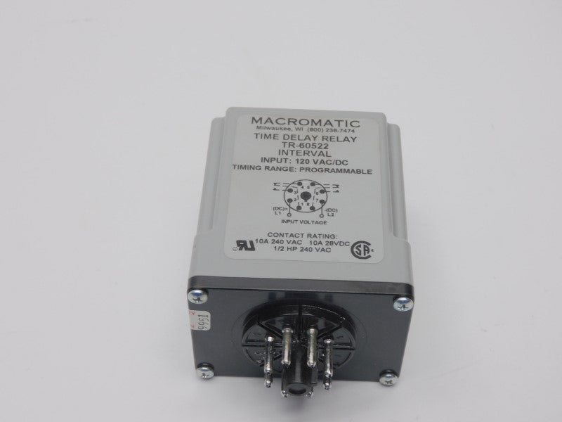 MACROMATIC TR-60522 120VAC/DC 10A NSMP