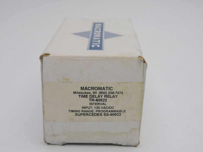 MACROMATIC TR-60522 120VAC/DC 10A NSMP