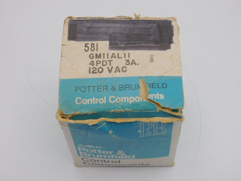 POTTER&BRUMFIELD GM11AL11 120VAC 3A NSMP