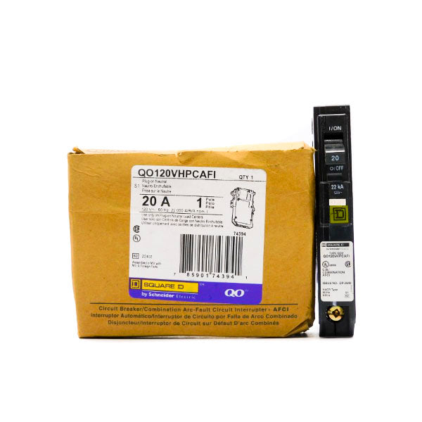 SQUARE D QO120VHPCAFI 120V 20A (AS PICTURED) NSMP