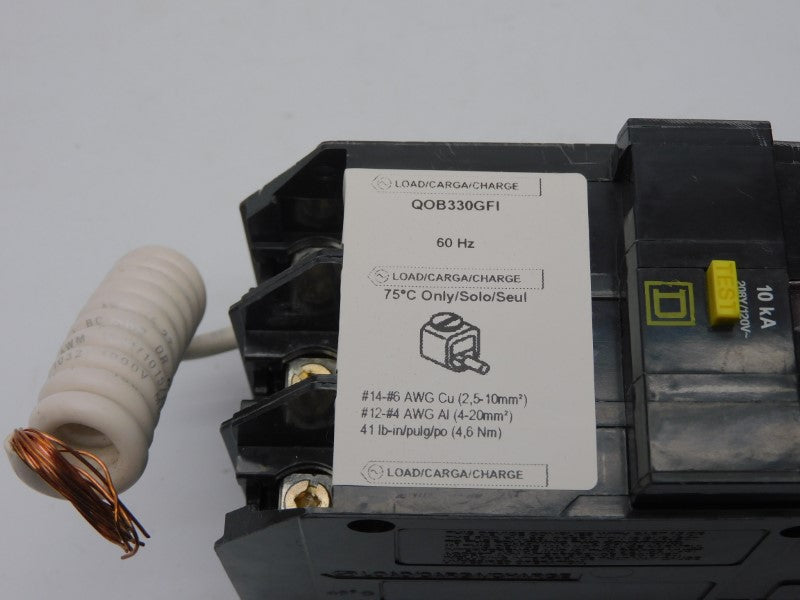 SQUARE D QOB330GFI 120V 30A NSNP