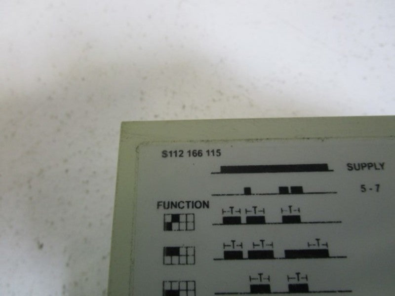 CARLO GAVAZZI INTERVAL TIMER EXTERNAL START S112166115  UNMP