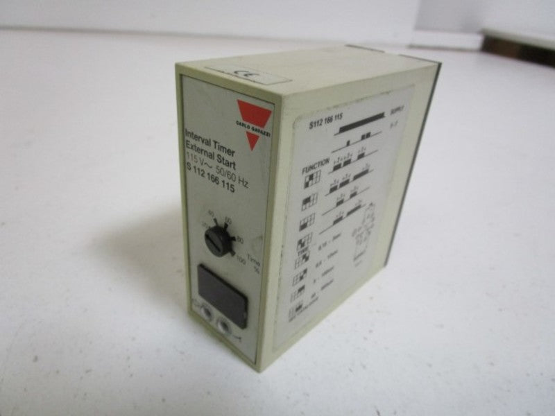 CARLO GAVAZZI INTERVAL TIMER EXTERNAL START S112166115  UNMP