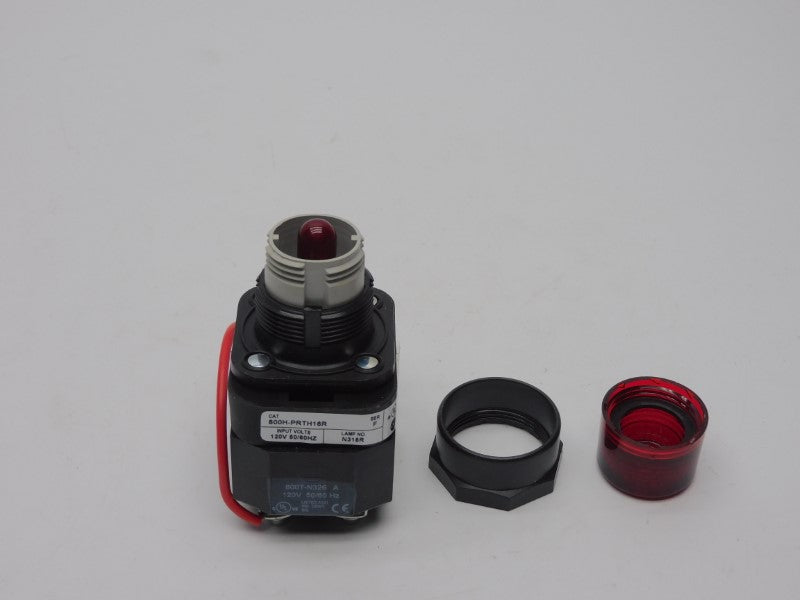 ALLEN BRADLEY 800H-PRTH16R SER. F 120V (WH) NSMP