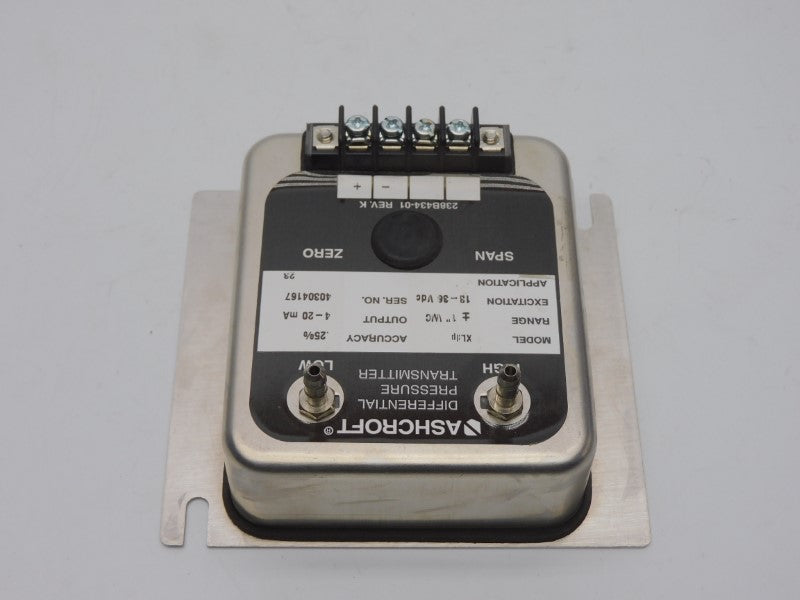 ASHCROFT XLDP 13-36VDC 1"WC UNMP