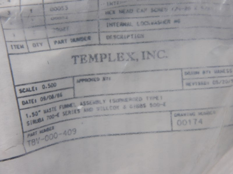 TEMPLEX TBV-000-409 NSNP