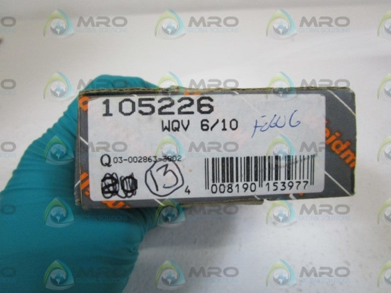 LOT OF 13 WEIDMULLER WQV 6/10 105226 NSMP