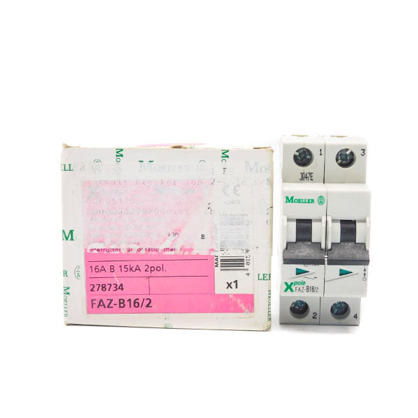 KLOCKNER MOELLER FAZ-B16/2 278734 277VAC 16A NSMP