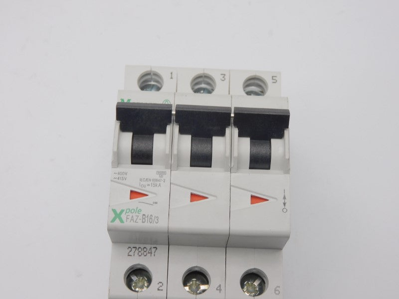 KLOCKNER MOELLER FAZ-B16/3 277VAC 16A NSNP