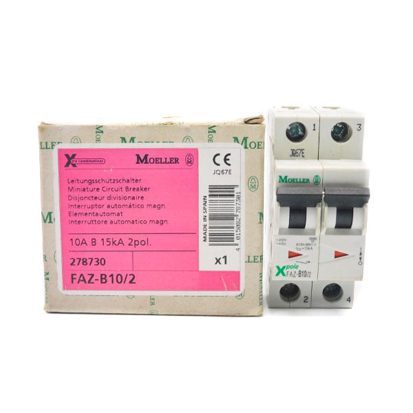 KLOCKNER MOELLER FAZ-B10/2 277VAC 10A NSMP