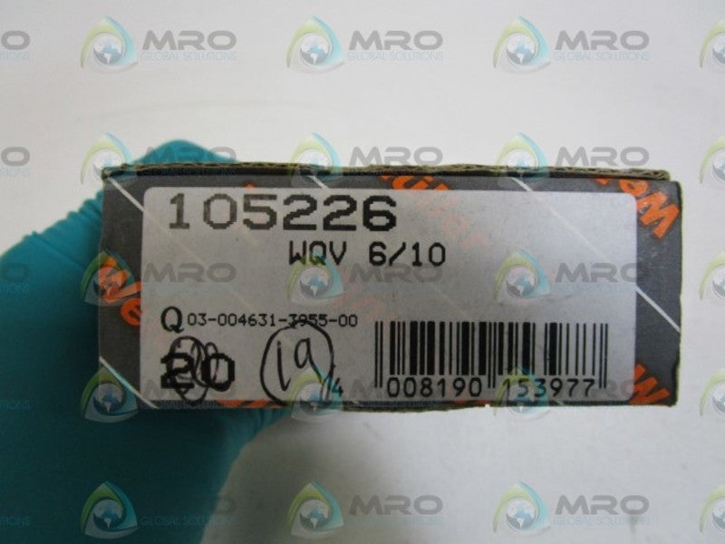 LOT OF 19 WEIDMULLER WQV 6/10 105226 NSMP
