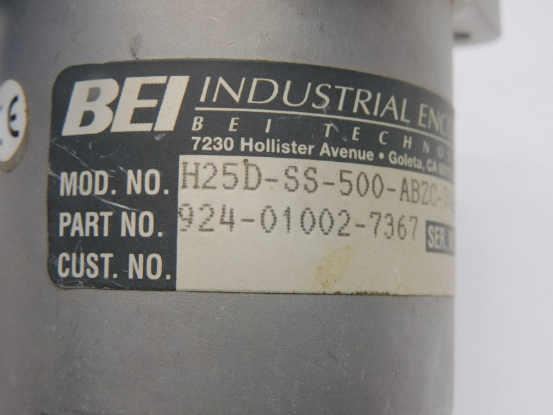 BEI H25D-SS-500-ABZC-7406R-SM18-S 924-01002-7367 5VDC UNMP