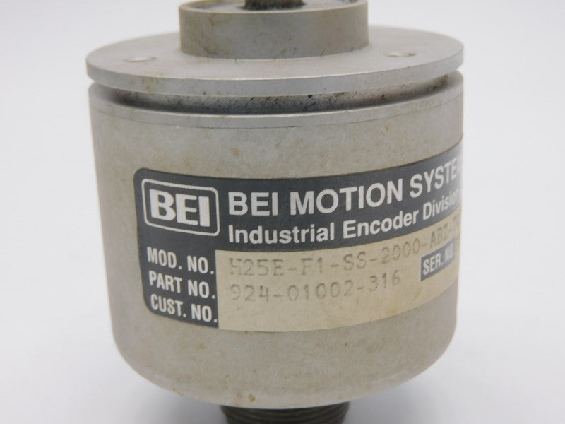BEI H25E-F1-SS-2000-ABZ-74C04-EM16-S 924-01002-316 12VDC UNMP
