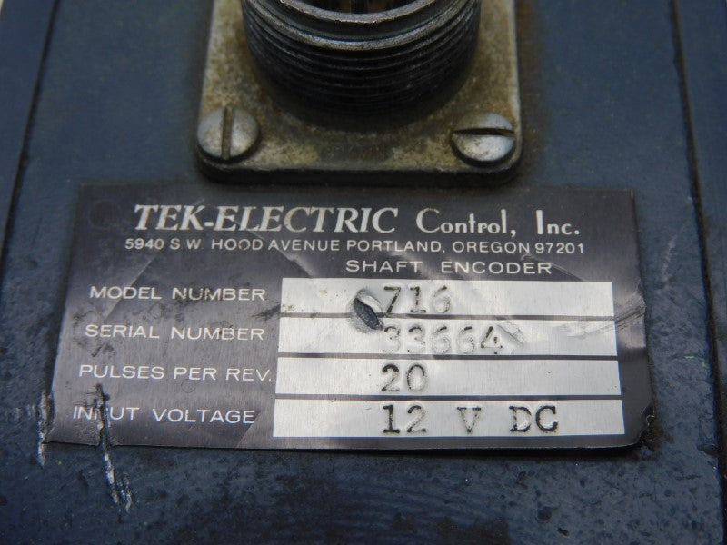 TEK-ELECTRIC 716 12VDC UNMP