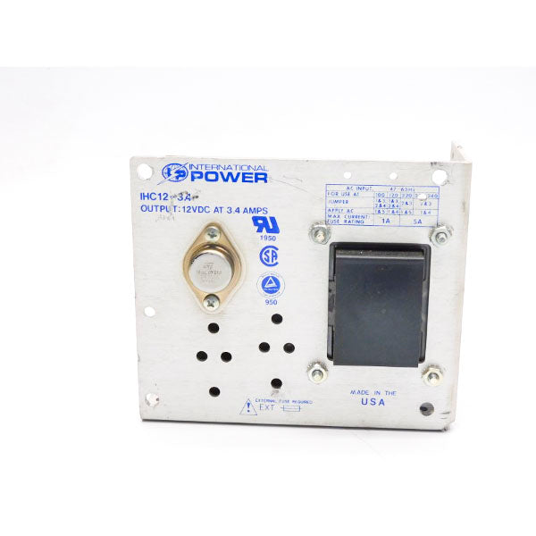 INTERNATIONAL POWER IHC12-3.4 12VDC 3.4A UNMP