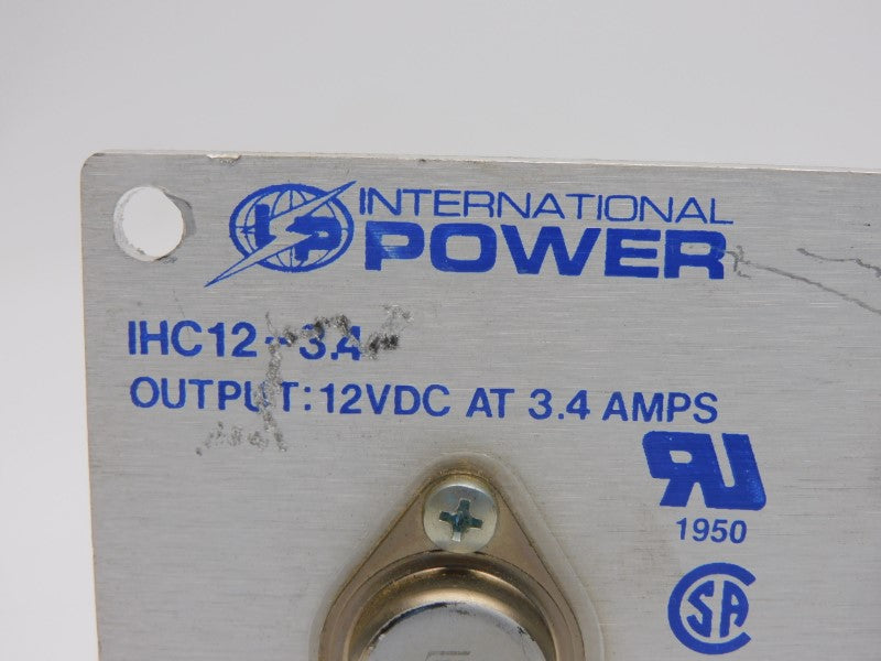 INTERNATIONAL POWER IHC12-3.4 12VDC 3.4A UNMP
