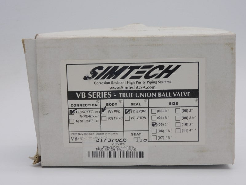 SIMTECH VBXV105 1" NSMP