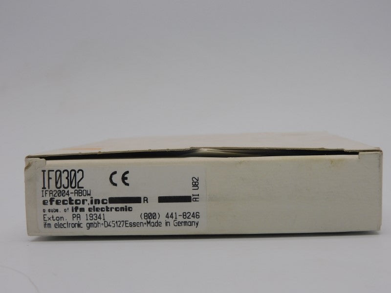 IFM EFECTOR IFA2004-AB0W IF0302 20-250VAC NSMP