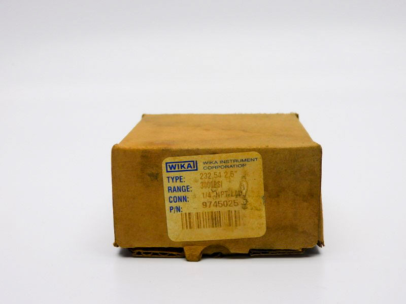 WIKA 9745025 3000PSI NSMP