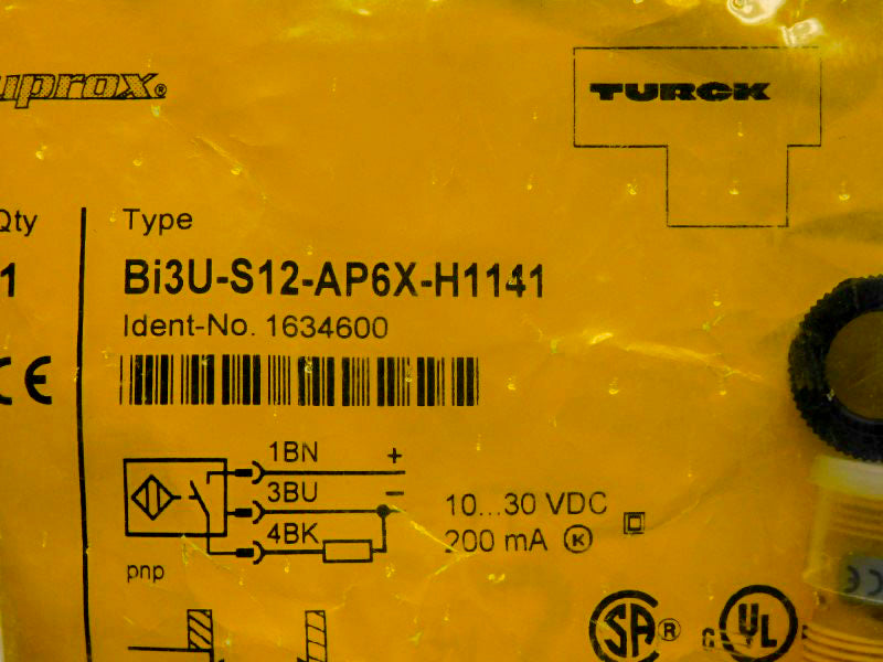 TURCK BI3U-S12-AP6X-H1141 1634600 10-30VDC NSMP