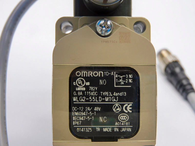 OMRON WLG2-55LD-M1GJ 115VDC 2A 0.5M NSMP