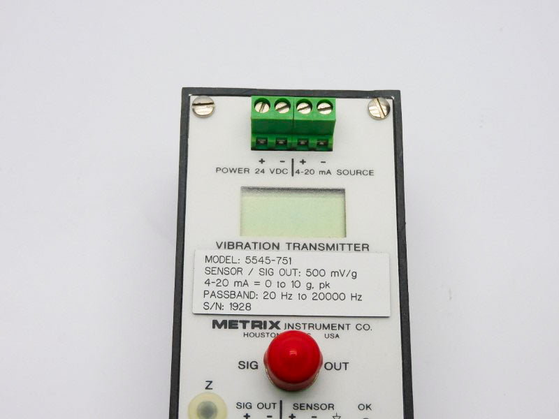 METRIX INSTRUMENT 5545-751 24VDC NSMP