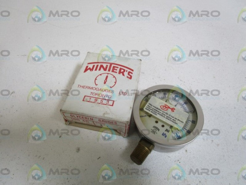 WINTER'S GLYCERIN GAUGE 15PSI 100-4G NSMP
