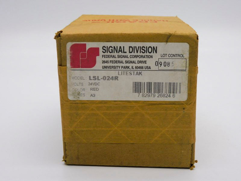 FEDERAL SIGNAL LSL-024R SER. A3 24VDC NSFS