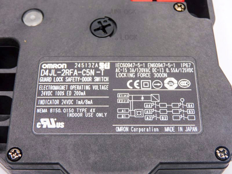 OMRON D4JL-2RFA-C5N-T 125VDC 3A NSMP