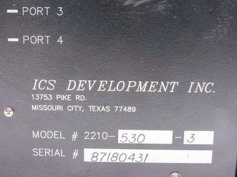 ICS 2210-530-3 120VAC 2A (NO KEY) UNMP