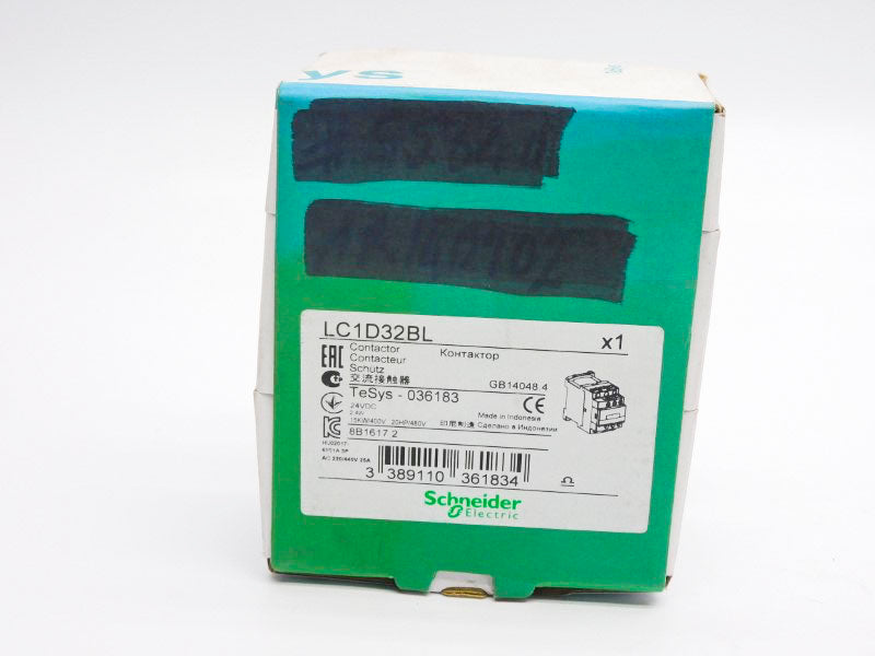 SCHNEIDER ELECTRIC LC1D32BL 24VDC 50A NSMP