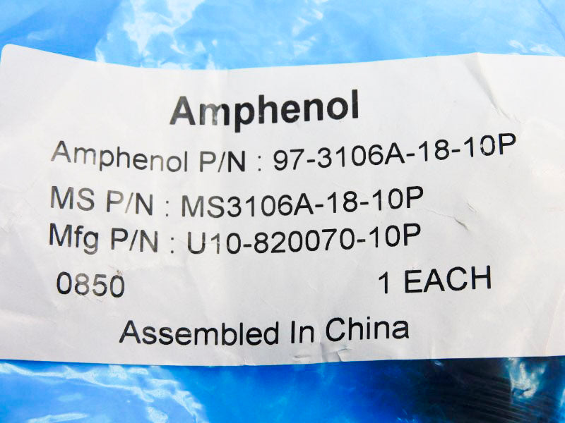 AMPHENOL 97-3106A-18-10P MS3106A-18-10P NSMP